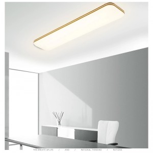 4FT Rivestimento commerciale LED Shop Light Fixture 60W Low Bay Linear Flushmount Office Celing [4 fanale 32W Fluorescente equivalente] 5000K Daylight White ETL elencato
